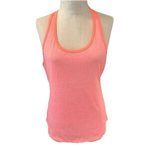New Balance Activewear Tank Top Womens Medium Pink Scoop Neck Racerback